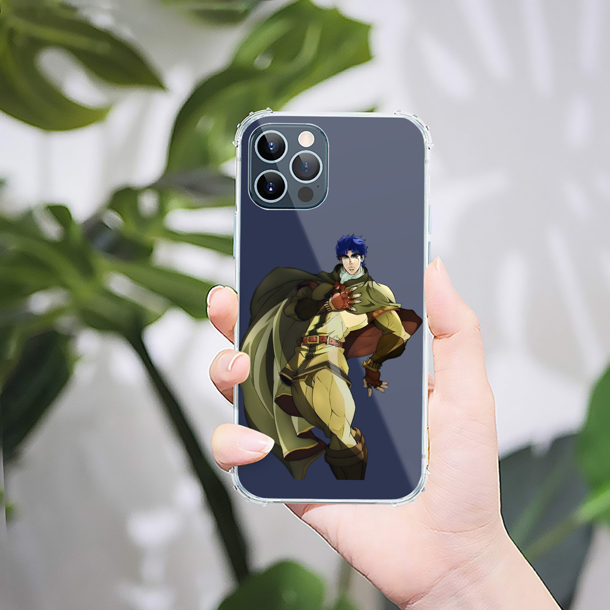 （画像用） ジョジョの奇妙な冒険 /ジョナサン?ジョースター JoJo's Bizarre Adventure Jonathan Joestar 【iPhone 12シリーズ対応】透明スマホケース（クリアソフトケース）